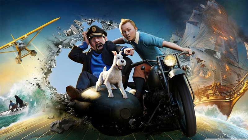 پشت صحنه فیلم ماجراهای تن تن (همراه با زیرنویس فارسی)