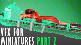 VFX برای مدل‌ های مینیاتوری بخش ۲: مونتاژ عناصر برای محیط دیجیتال (همراه با زیرنویس فارسی)